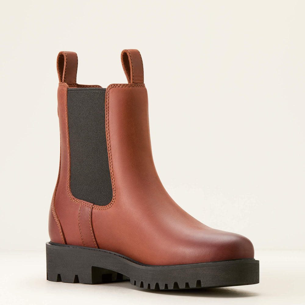 Ariat Wexford Lug Mid Waterproof Chelsea Boot Women|Trends