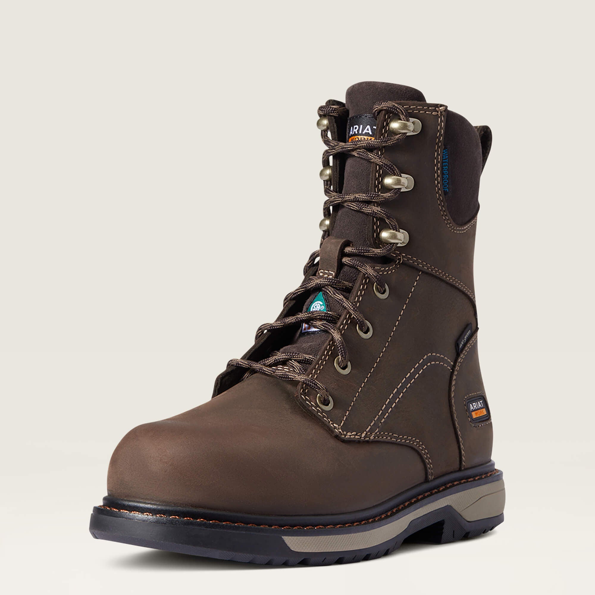 Ariat Riveter 8" CSA Glacier Grip Waterproof 400g Composite Toe Work Boot Women