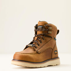 Ariat Rebar Wedge Moc Toe Waterproof Work Boot Women