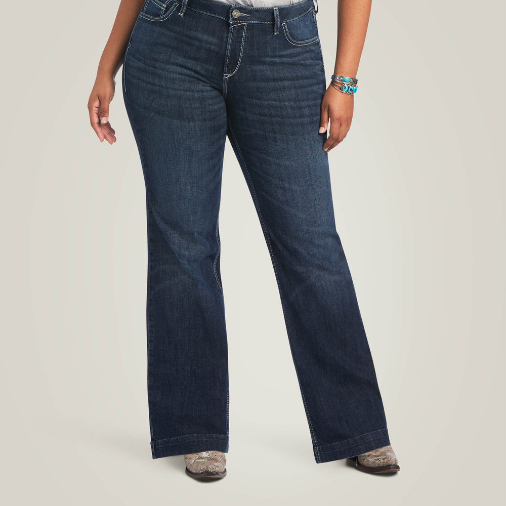 Ariat Trouser Perfect Rise Aisha Wide Leg Jean Women|Trends