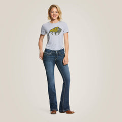Ariat R.E.A.L. Mid Rise Arrow Fit Stretch Shayla Boot Cut Jean Women
