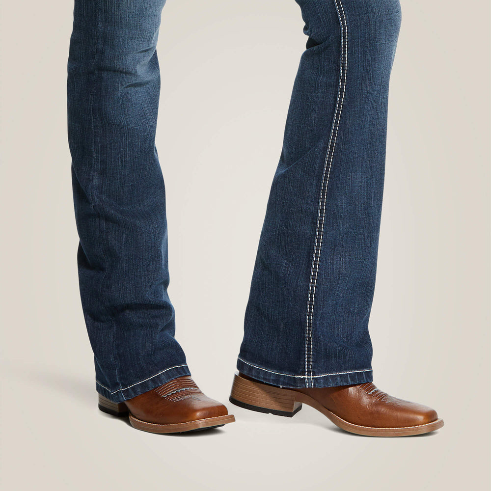 Ariat R.E.A.L. Mid Rise Arrow Fit Stretch Shayla Boot Cut Jean Women