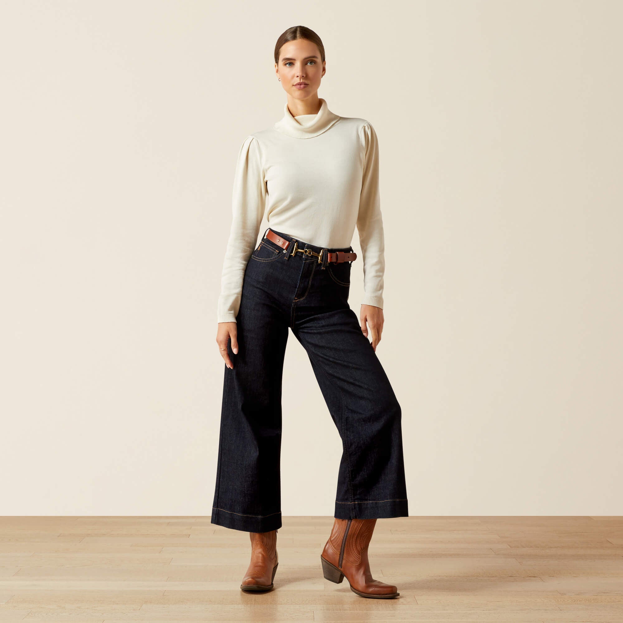 Ariat Ultra High Rise Countryside Wide Leg Jean Women|Trends