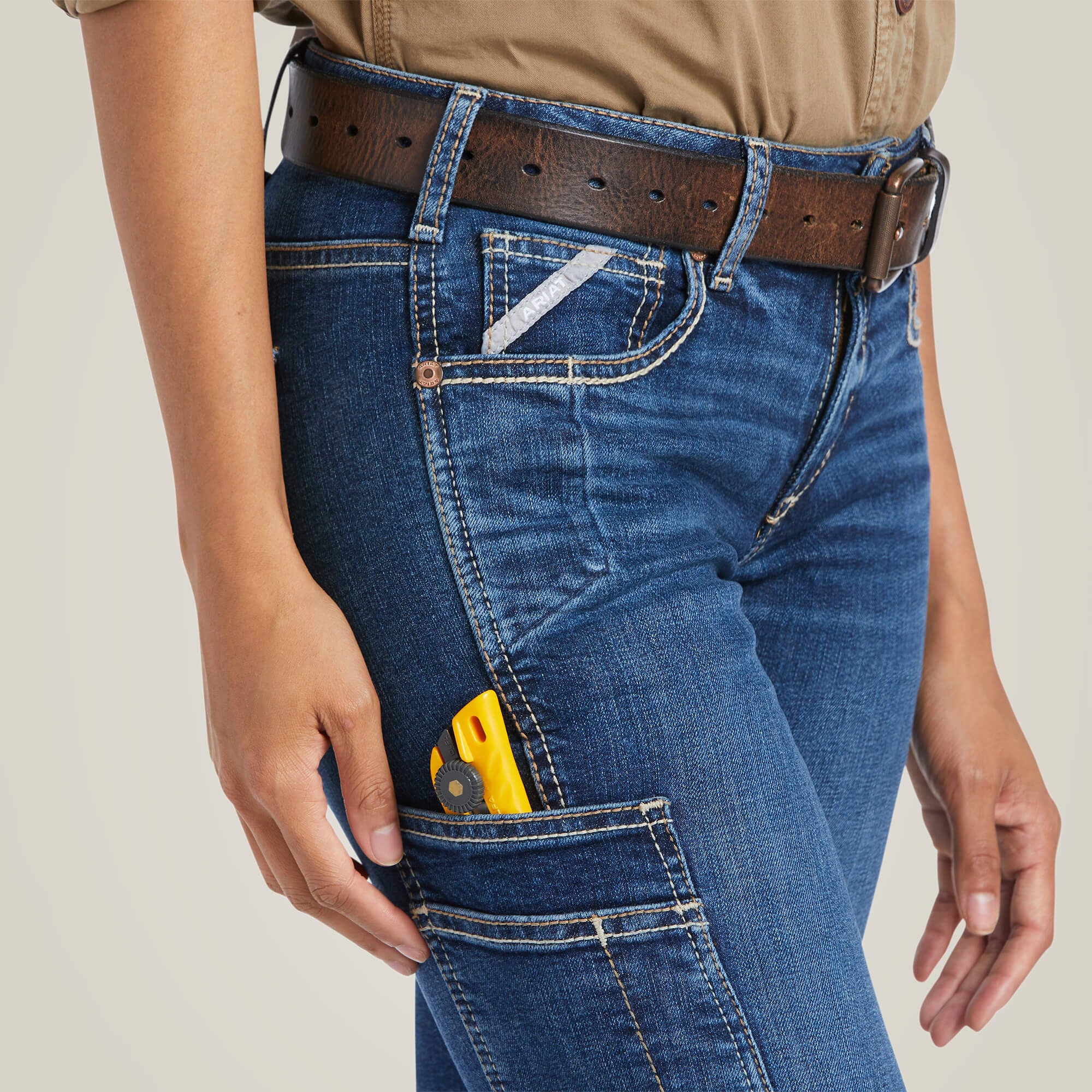 Ariat Rebar Work Flex Perfect Rise Riveter Boot Cut Jean Women