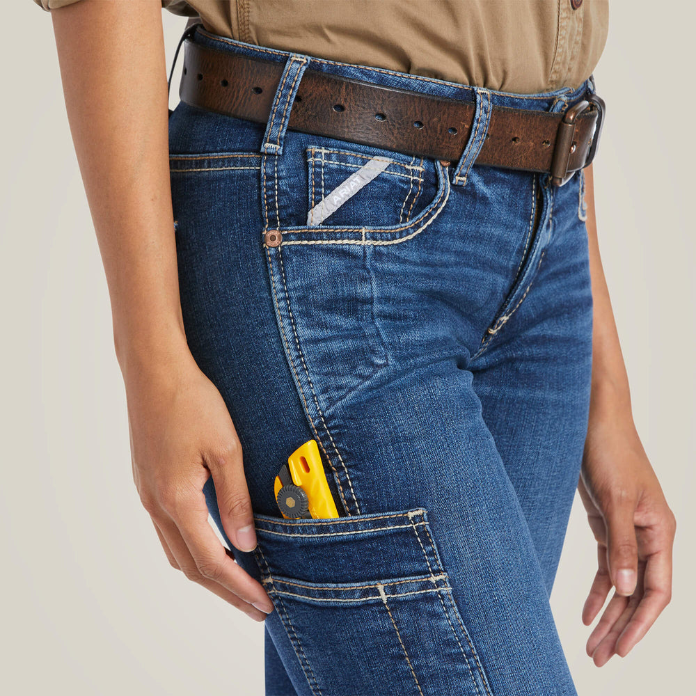 Ariat Rebar Work Flex Perfect Rise Riveter Boot Cut Jean Women