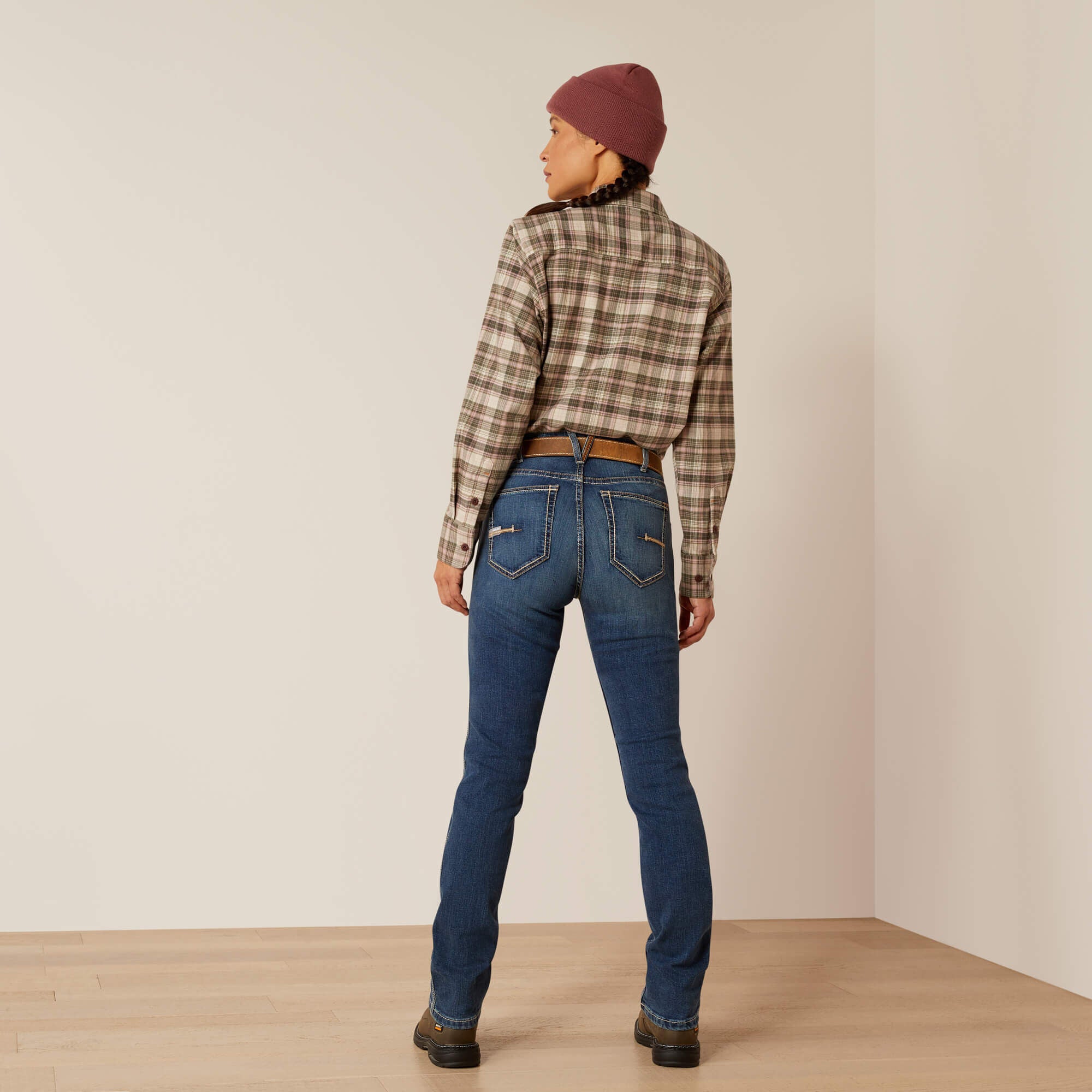Ariat Rebar High Rise Riveter Straight Jean Women