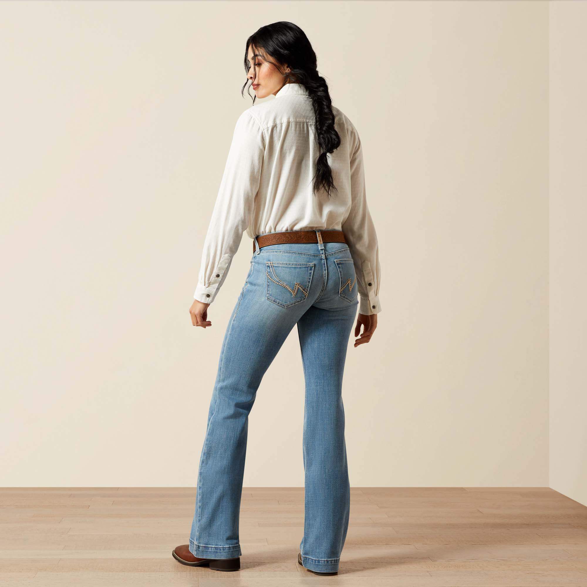 Ariat Mid Rise Giovana Leg Slim Trouser Jeans Women|Trends