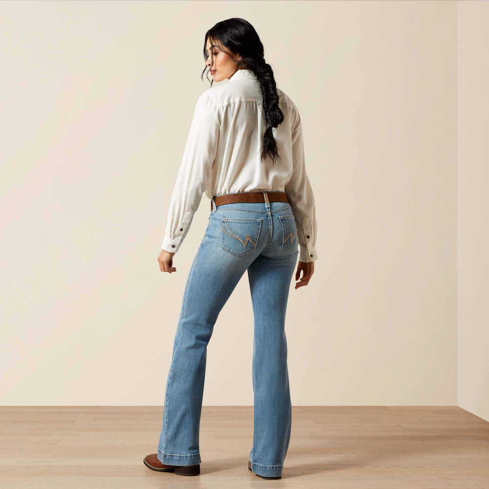 Ariat Mid Rise Giovana Leg Slim Trouser Jeans Women|Trends