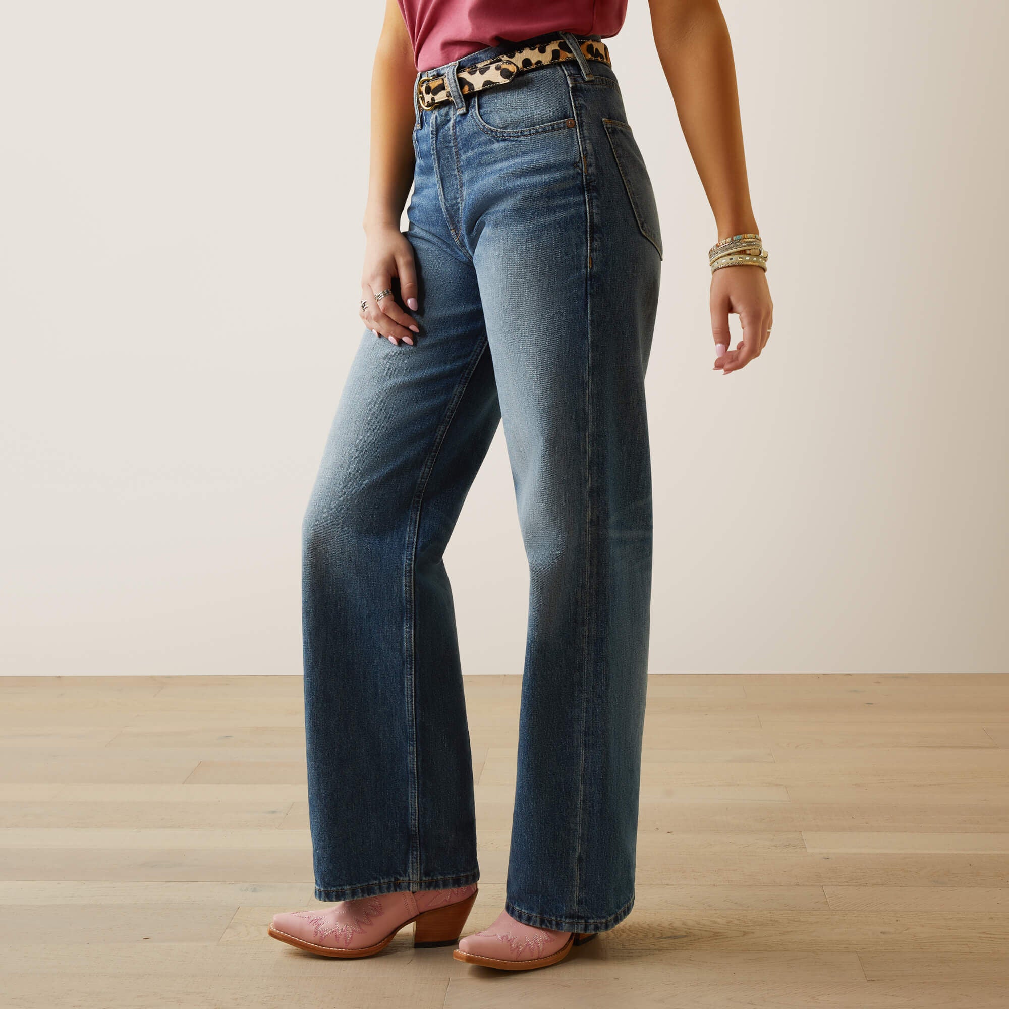 Ariat Ultra High Rise Tomboy Wide Jean Women|Trends