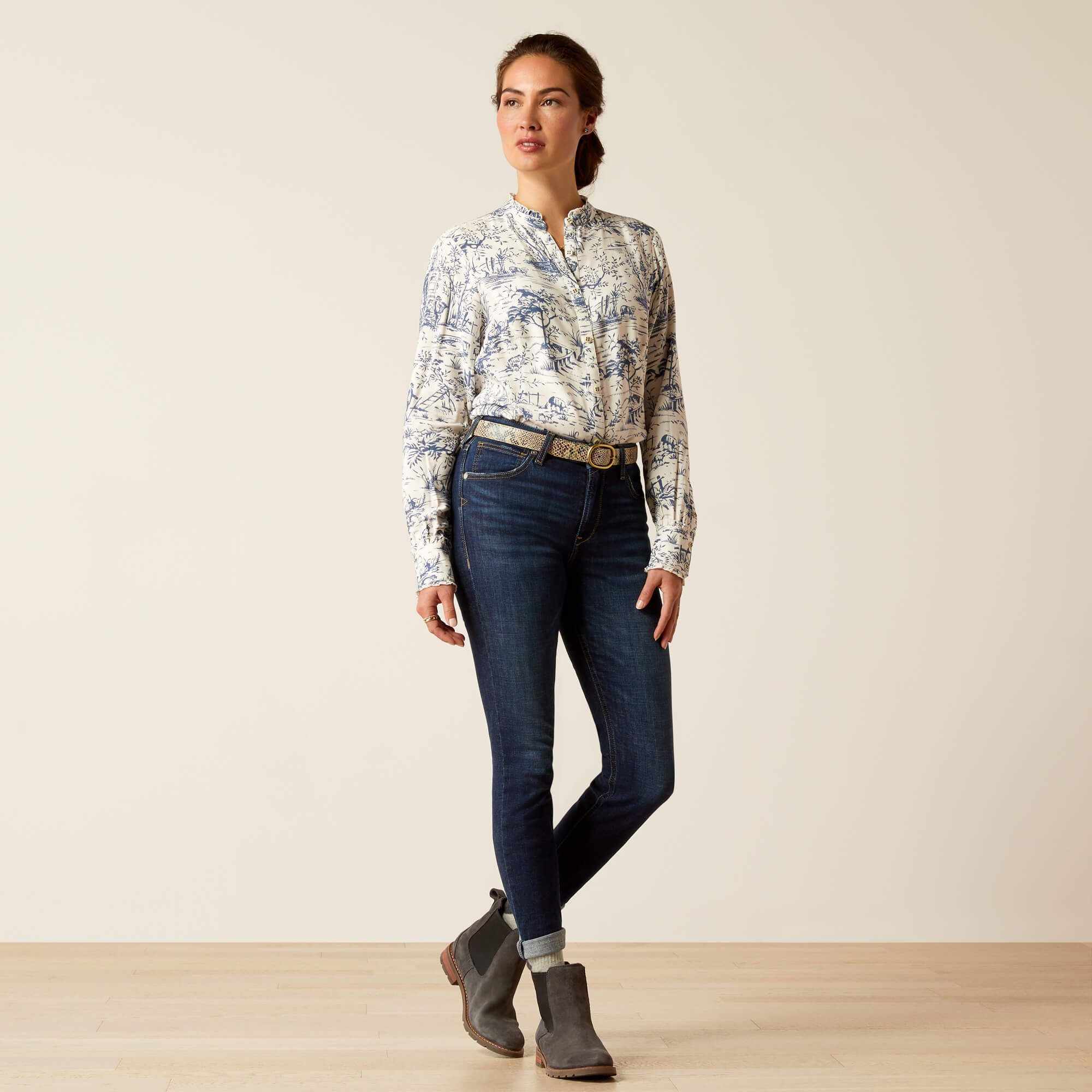 Ariat High Rise Bridle Skinny Jeans Women