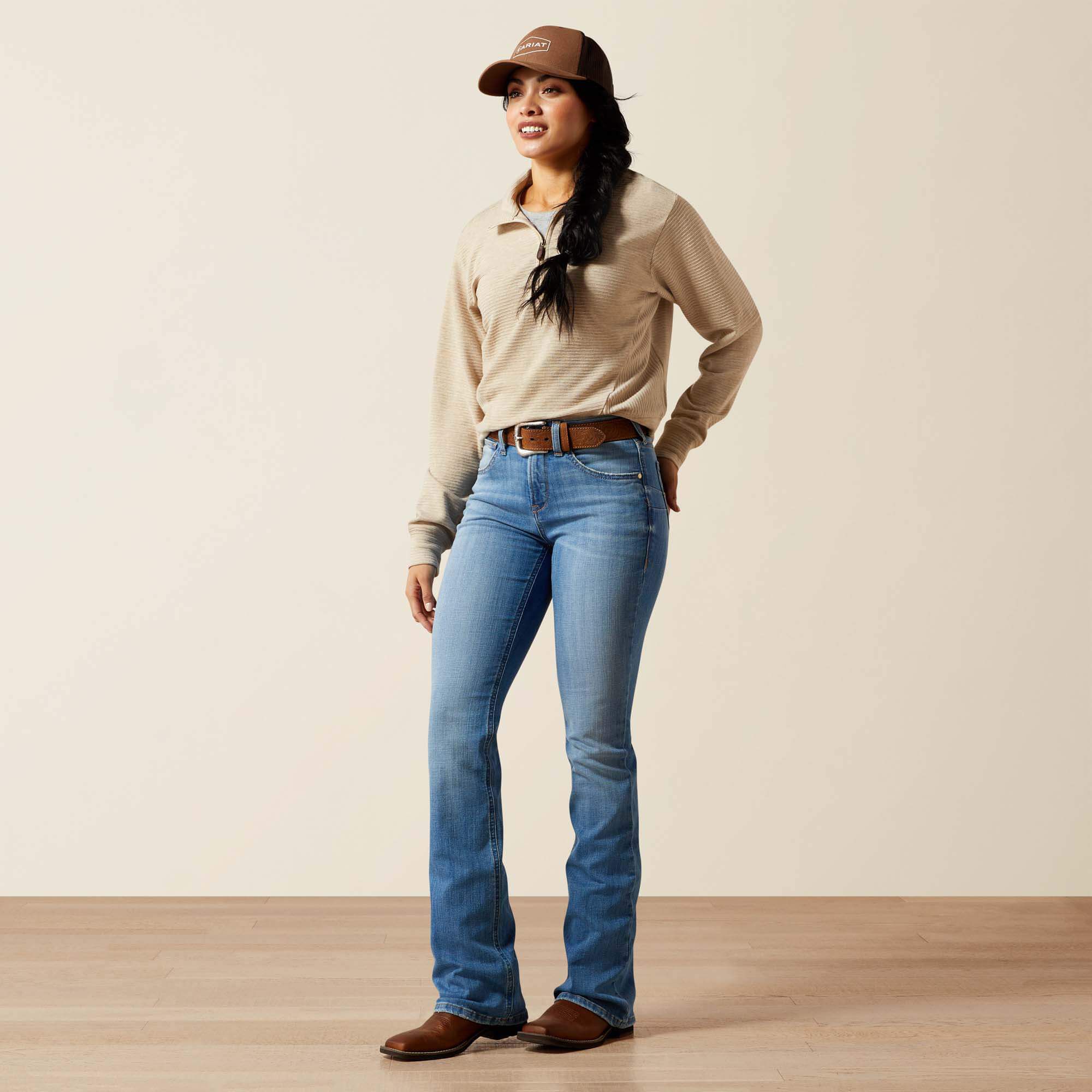 Ariat High Rise Camellia Boot Cut Jean Women|Trends