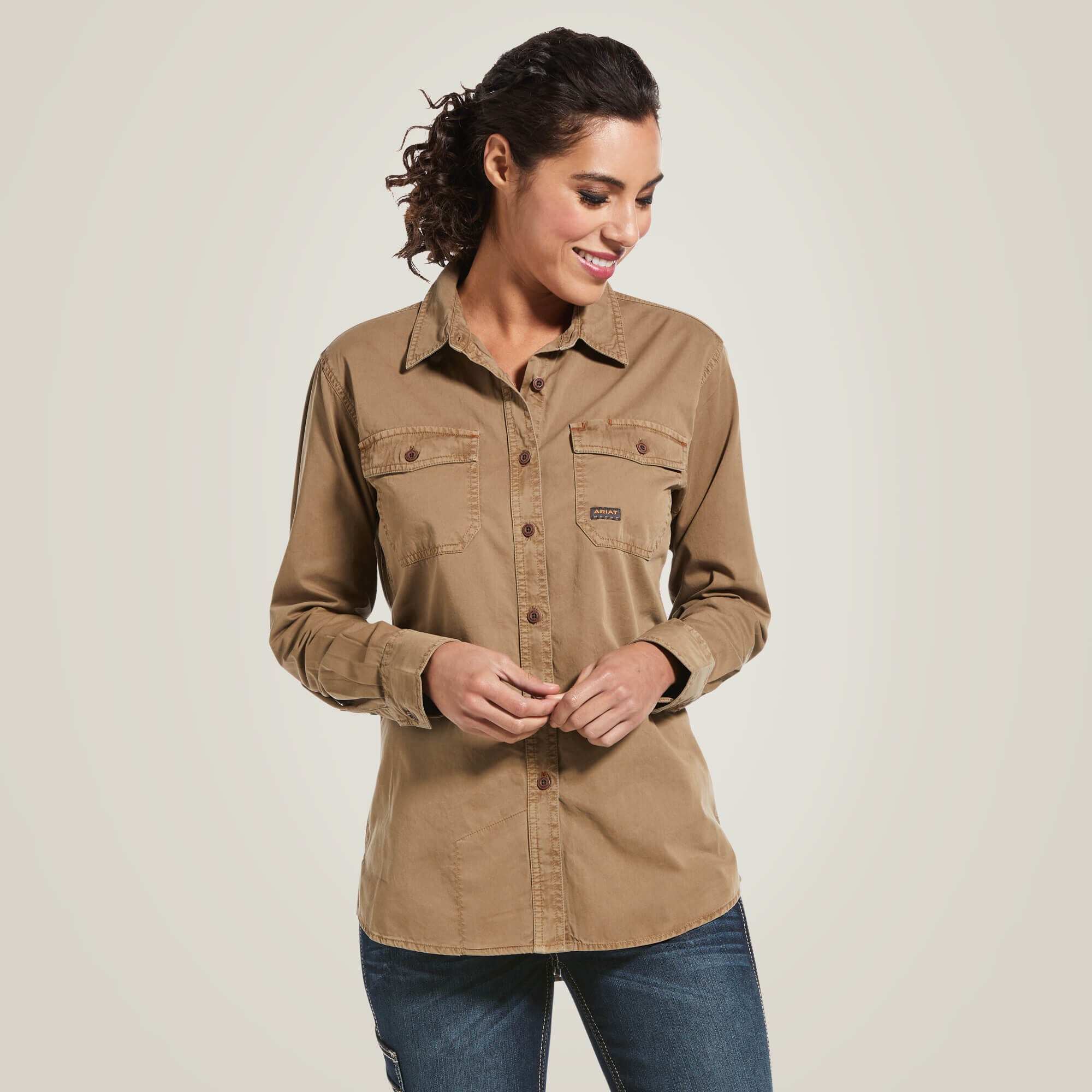 Ariat Rebar Washed Twill Work Shirt Women