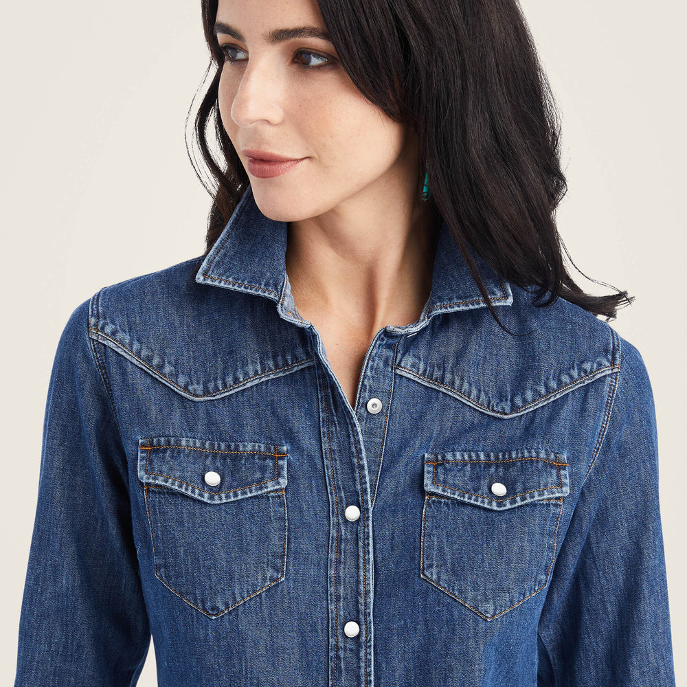 Ariat Farriday Denim Shirt Women|Trends