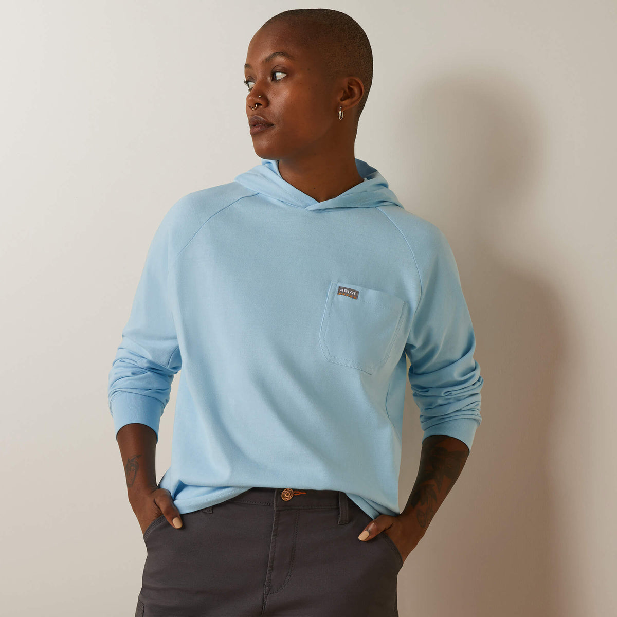Ariat Rebar Cotton Strong Hooded T-Shirt Women