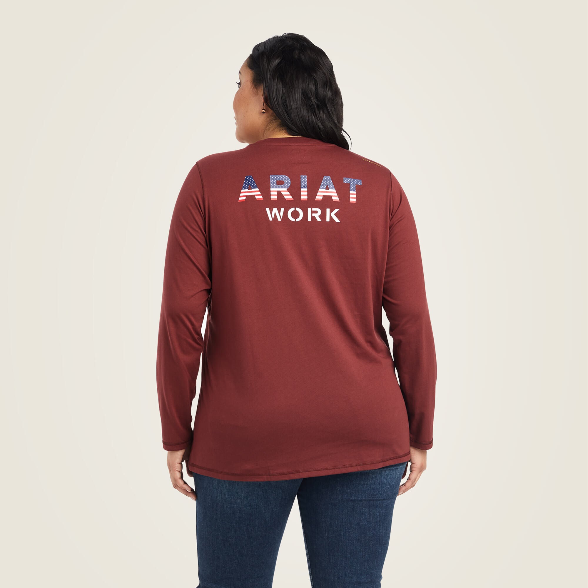 Ariat Rebar Workman USA Logo T-Shirt Women