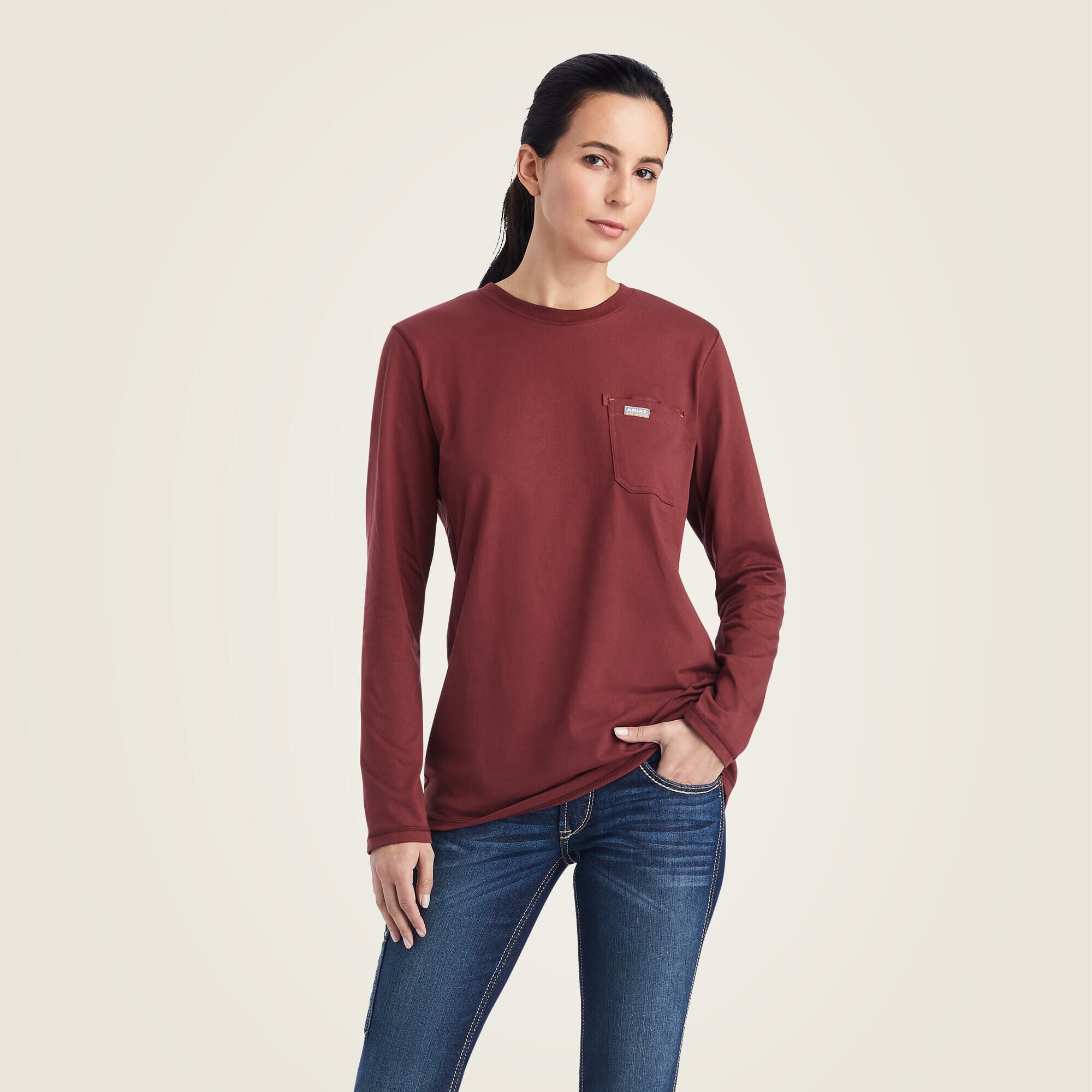 Ariat Rebar Workman USA Logo T-Shirt Women
