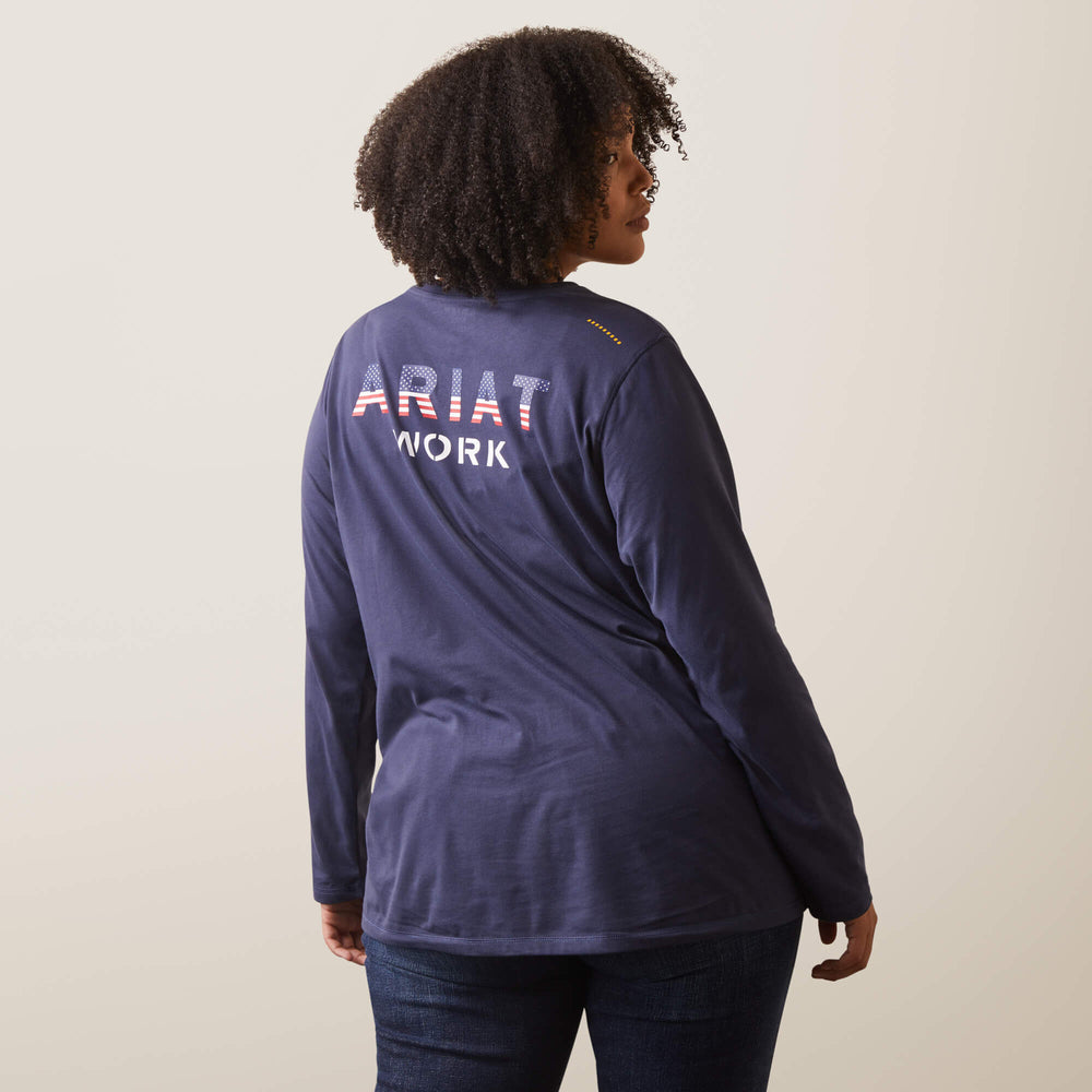 Ariat Rebar Workman USA Logo T-Shirt Women