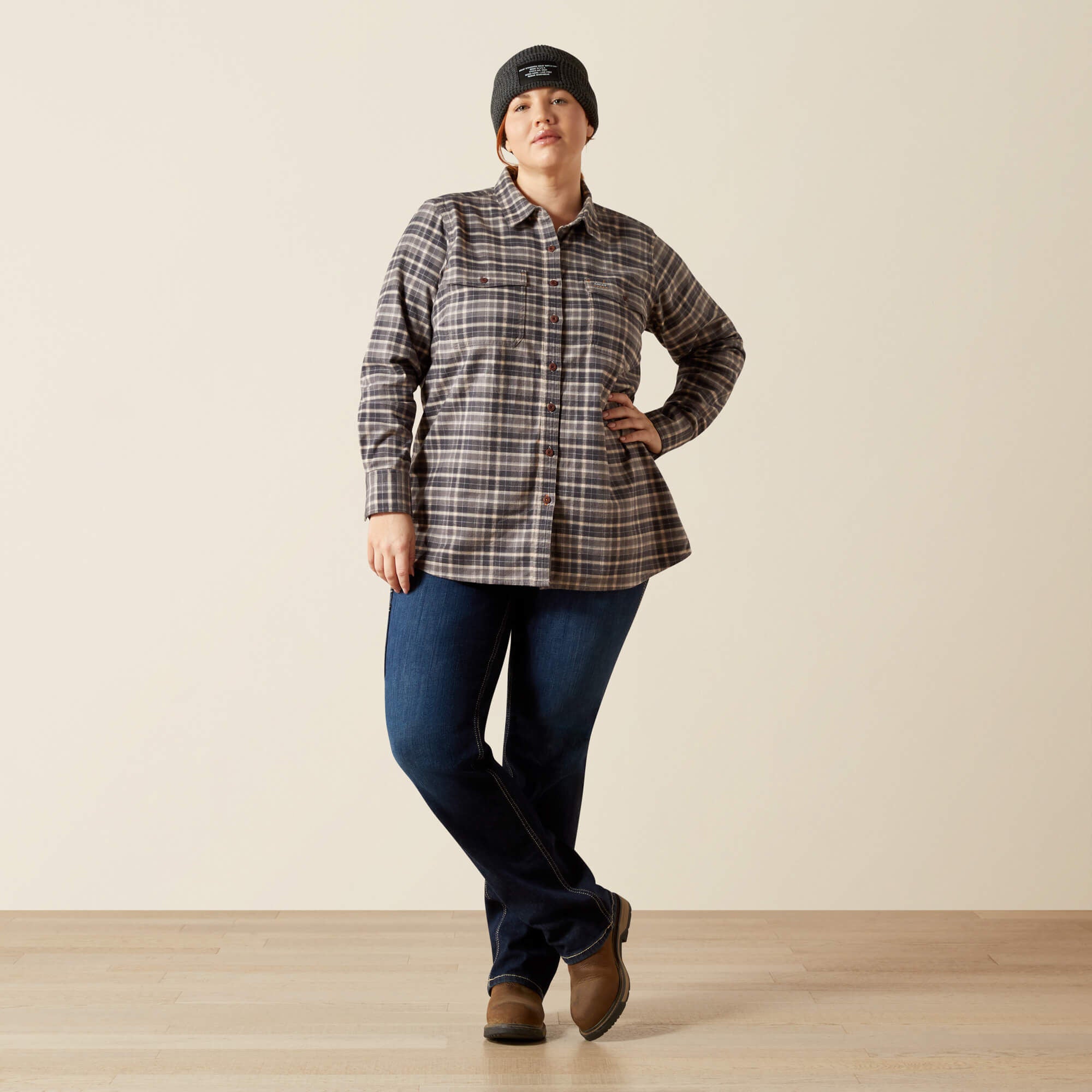 Ariat Rebar Flannel DuraStretch Work Shirt Women
