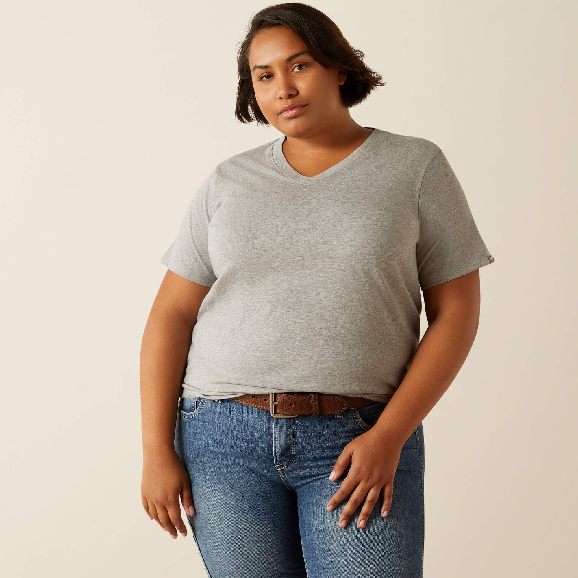 Ariat Rebar Cotton Strong Standard V-Neck T-Shirt Women