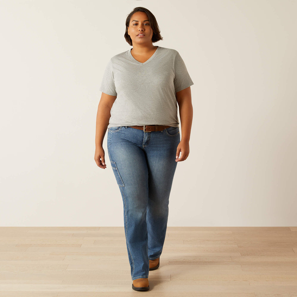 Ariat Rebar Cotton Strong Standard V-Neck T-Shirt Women