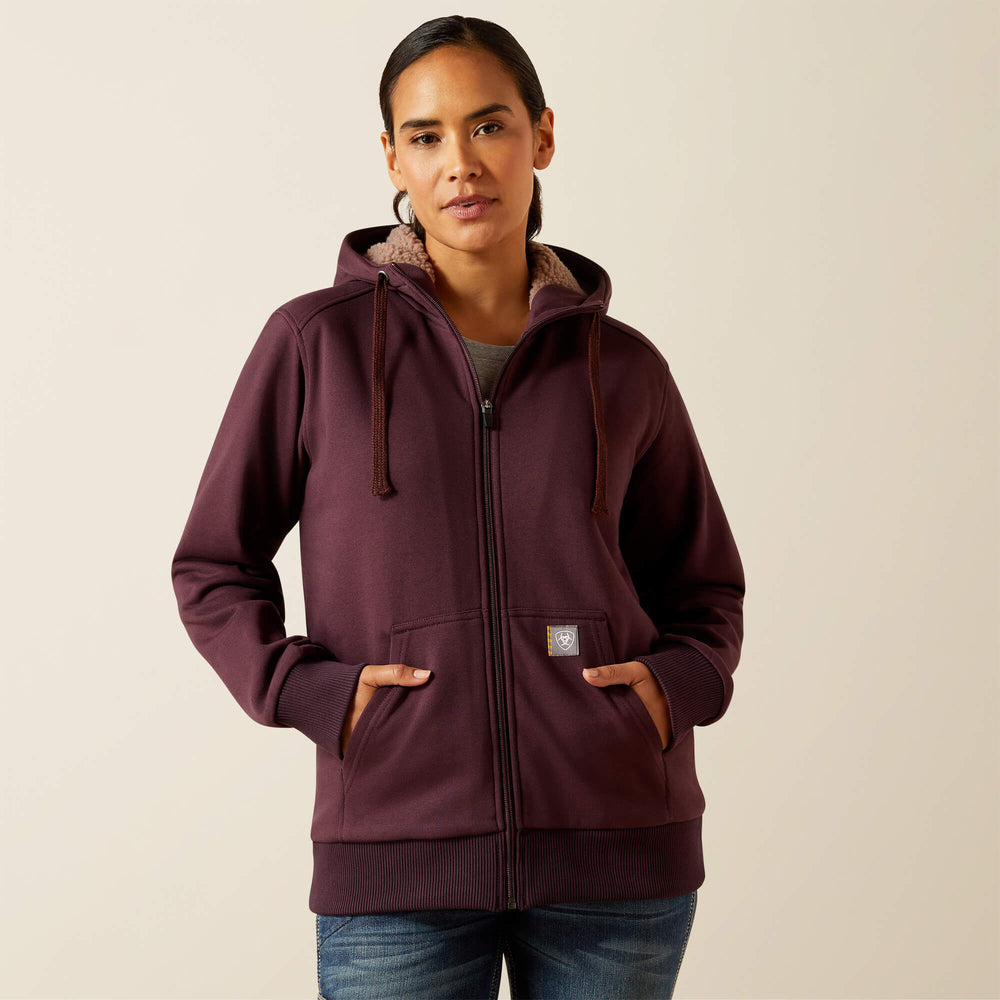 Ariat Rebar All-Weather Sherpa Full Zip Hoodie Women