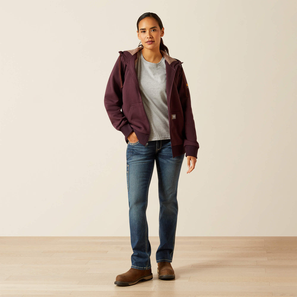 Ariat Rebar All-Weather Sherpa Full Zip Hoodie Women