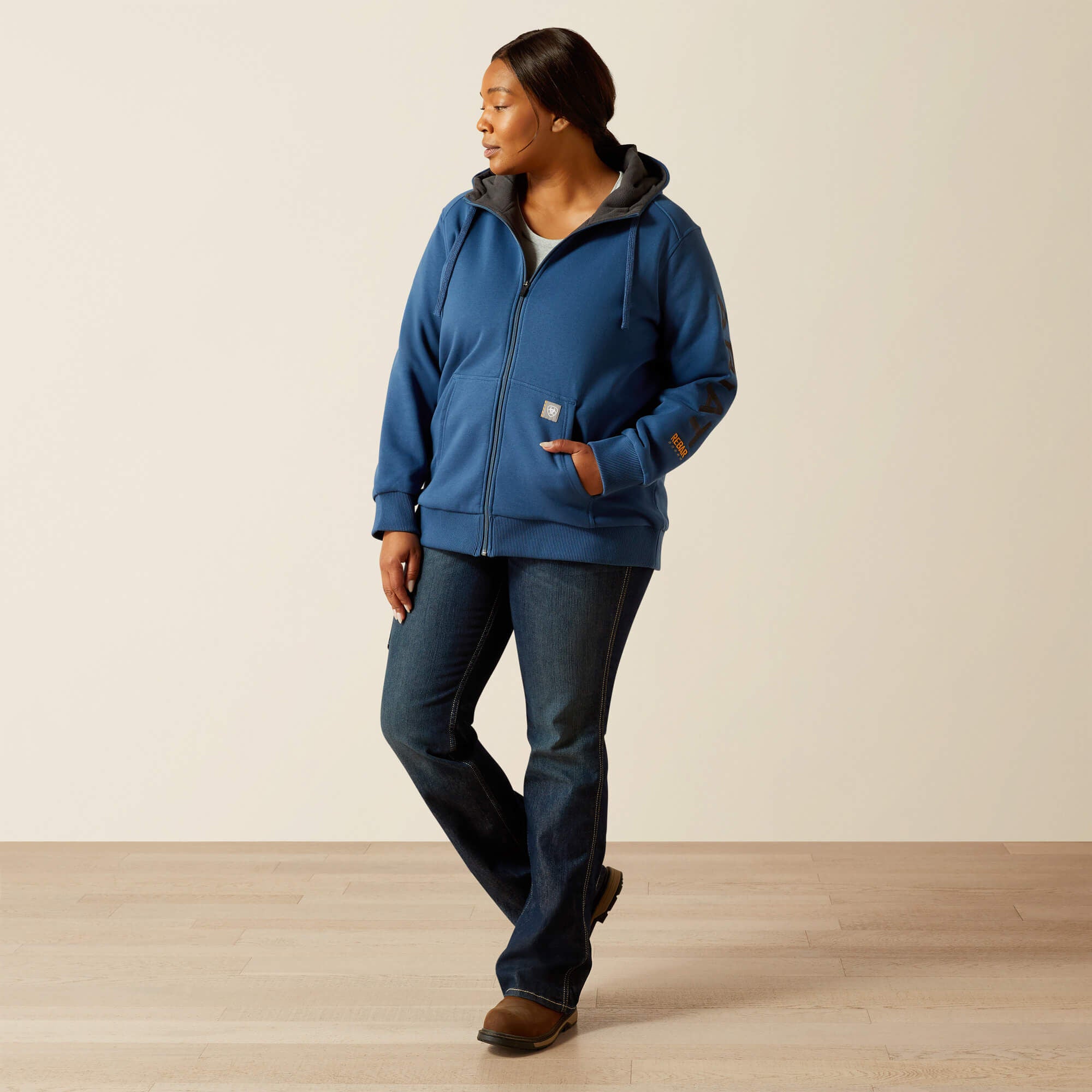 Ariat Rebar All-Weather Full Zip Hoodie Women