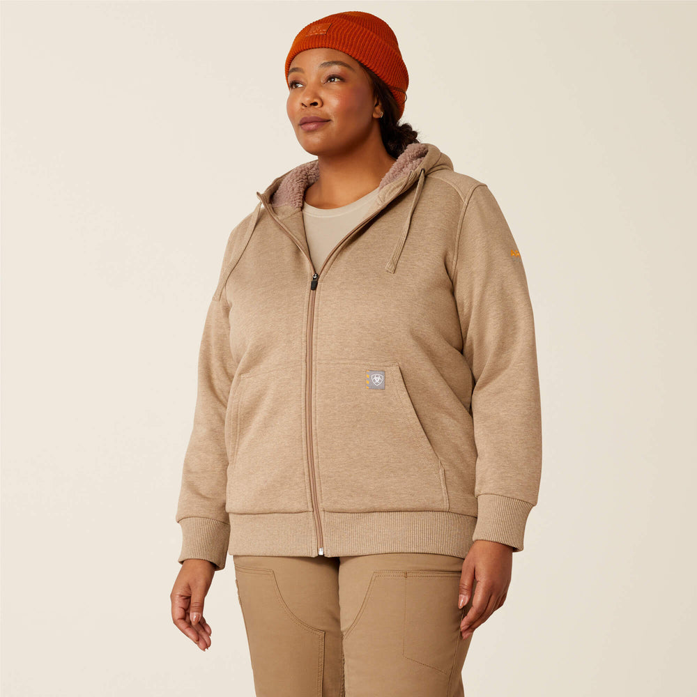 Ariat Rebar All-Weather Sherpa Full Zip Hoodie Women