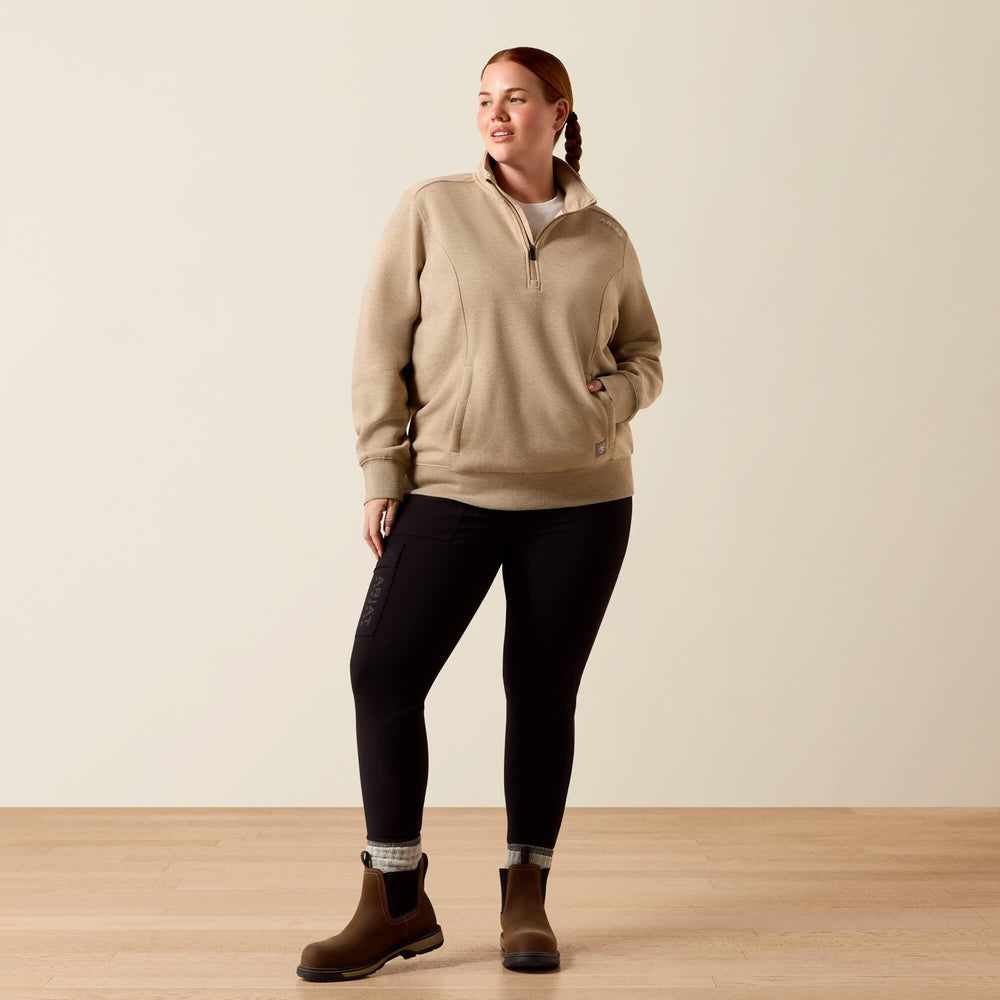 Ariat Rebar Lightweight Mock 1/2 Zip Sweatshirt Women
