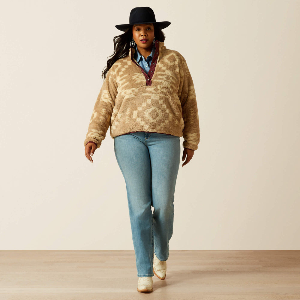 Ariat Berber Snap Front Sweatshirt Women|Trends