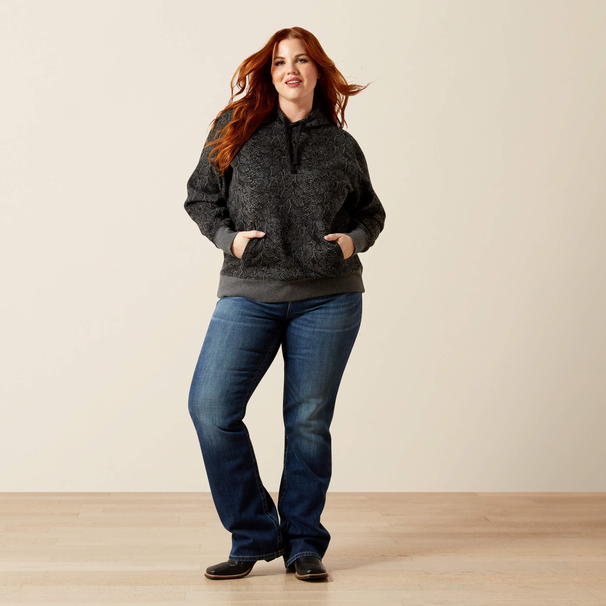 Ariat Snake Sheen Hoodie Women|Trends
