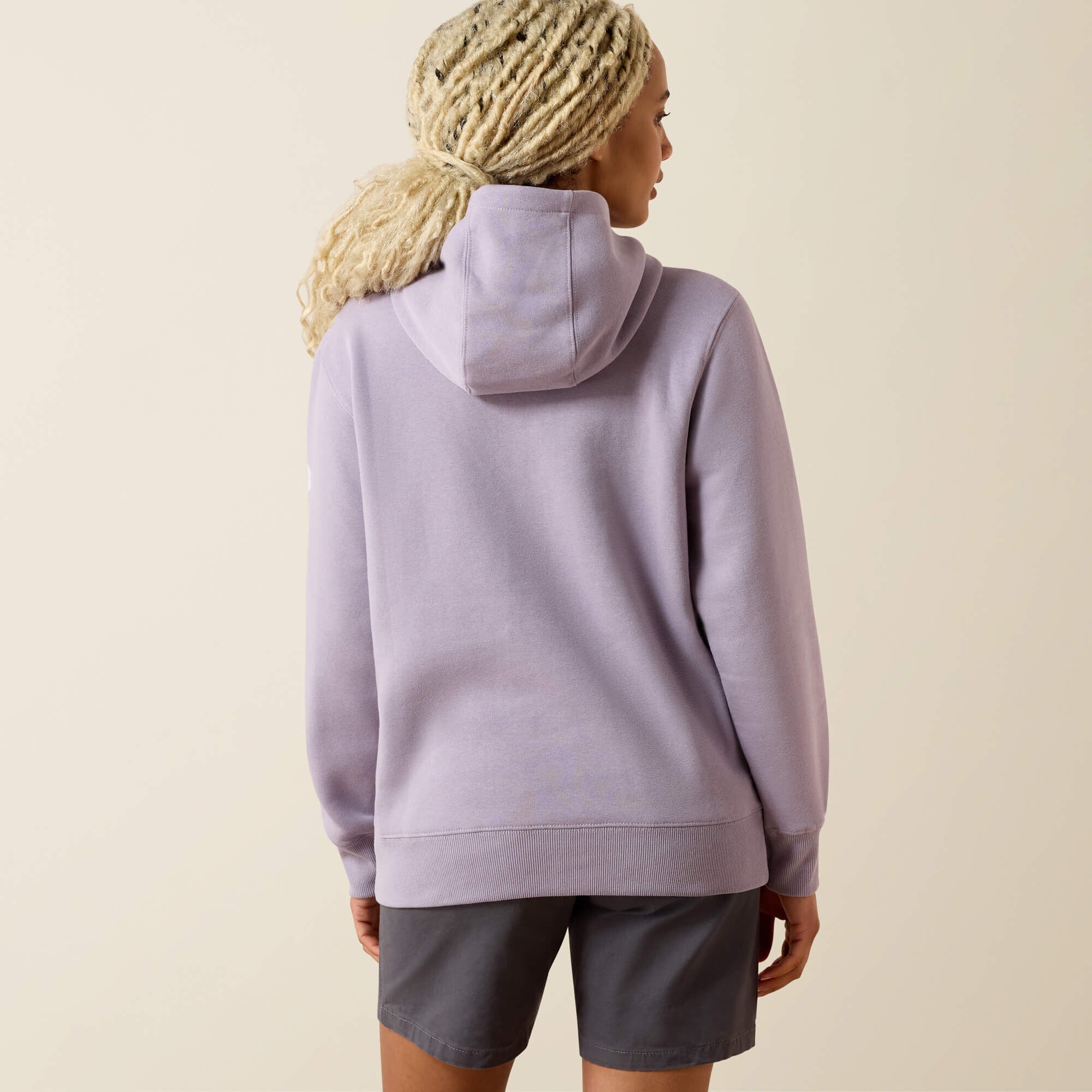 Ariat Rebar Lightweight Logo 1/2 Zip Hoodie Women