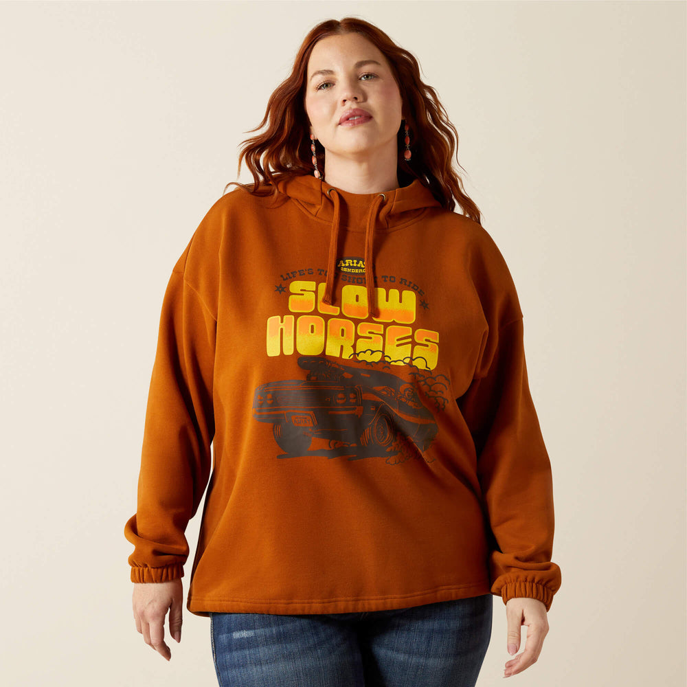 Ariat Essential Sendero Slow Horses Hoodie Women|Trends