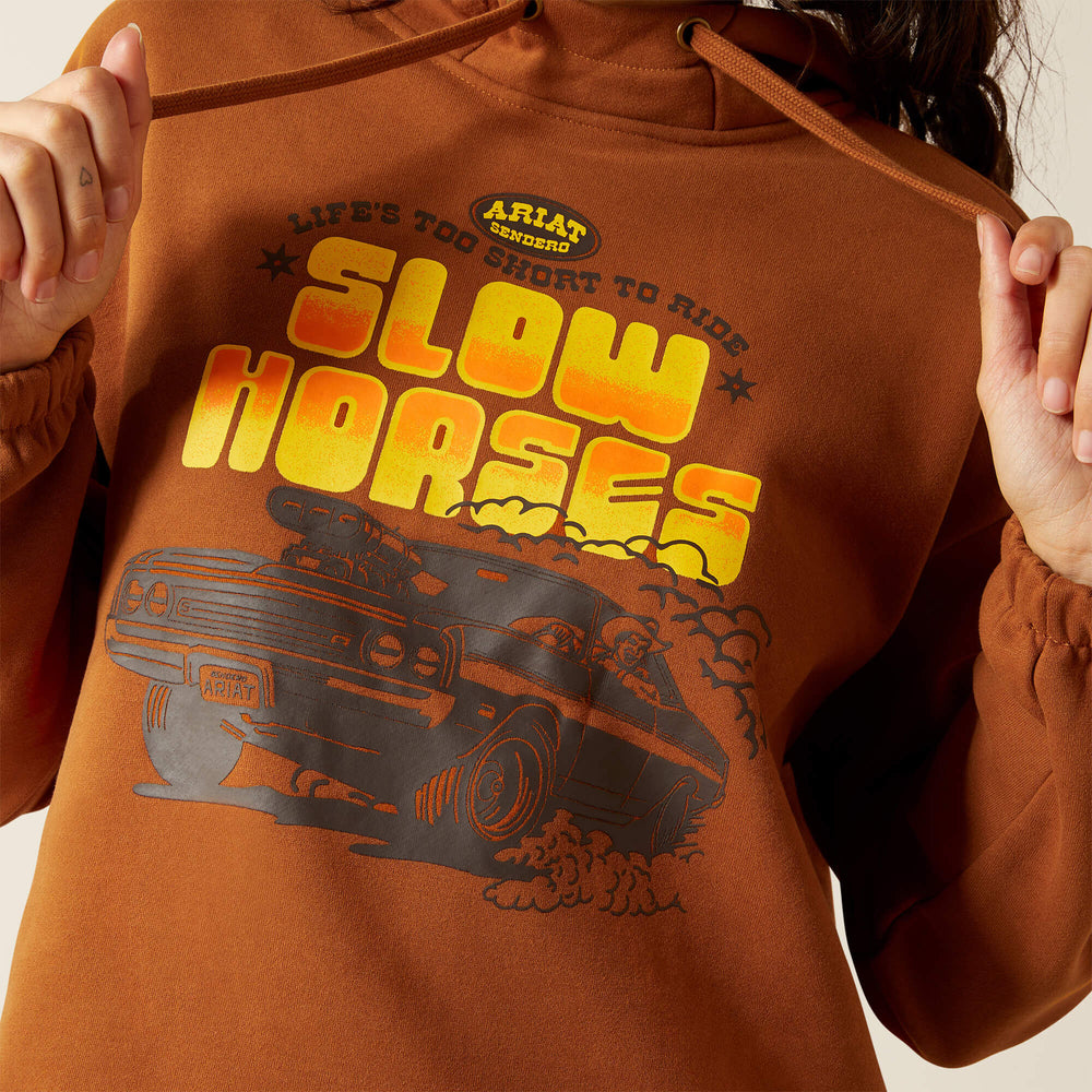 Ariat Essential Sendero Slow Horses Hoodie Women|Trends