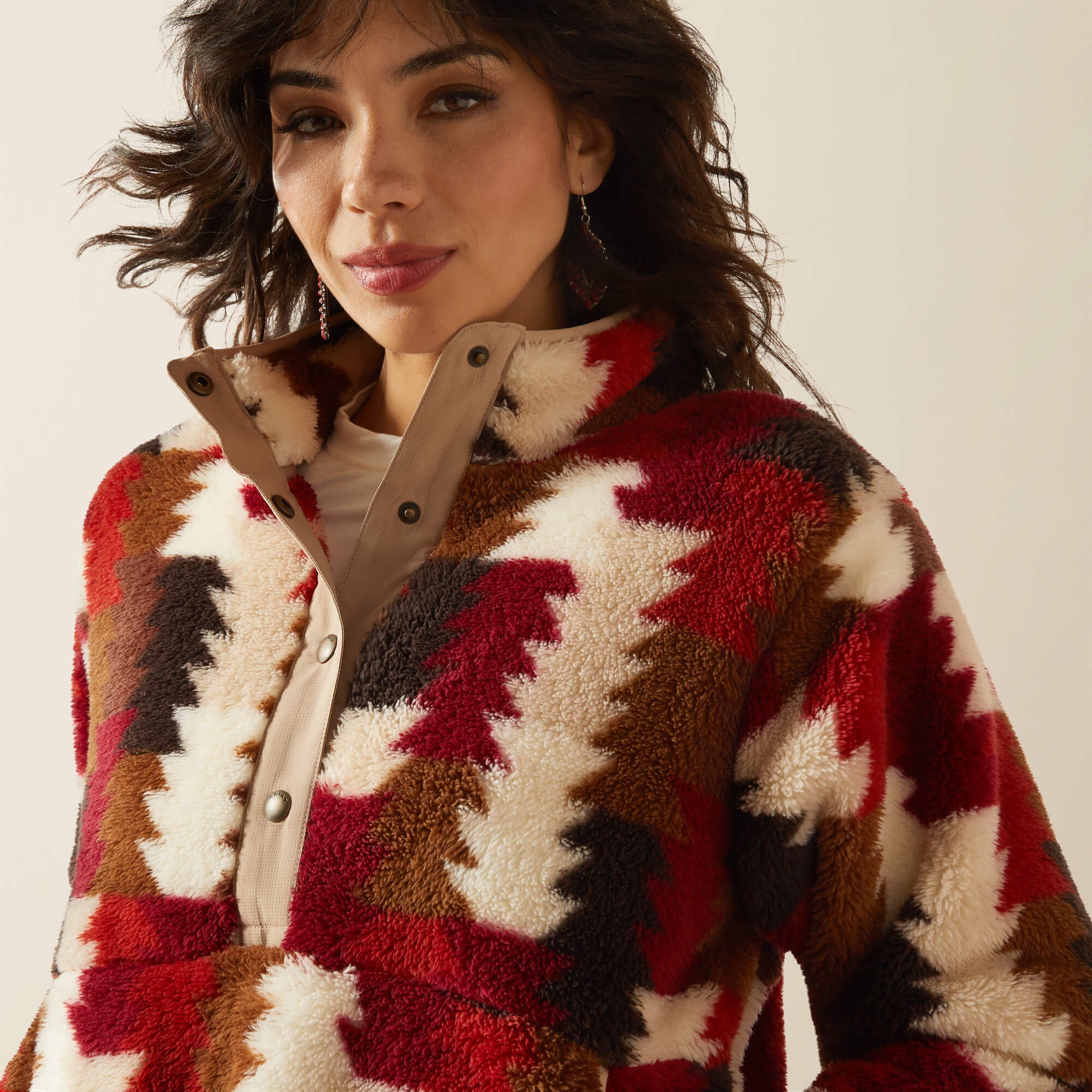 Ariat Berber Snap Front Sweatshirt Women