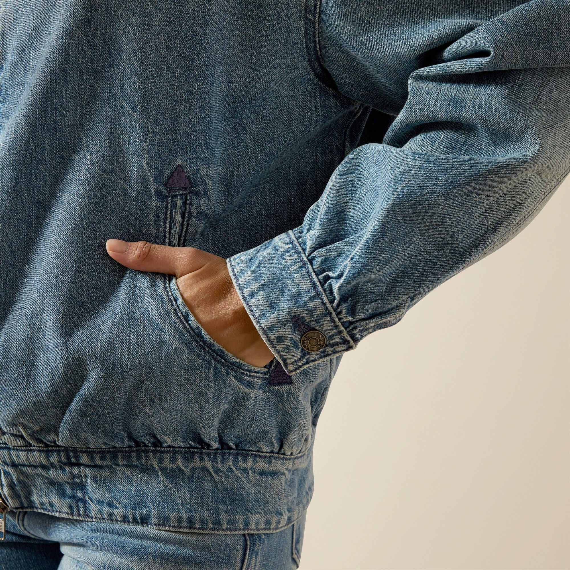 Ariat Cheyenne Denim Bomber Jacket Women|Trends