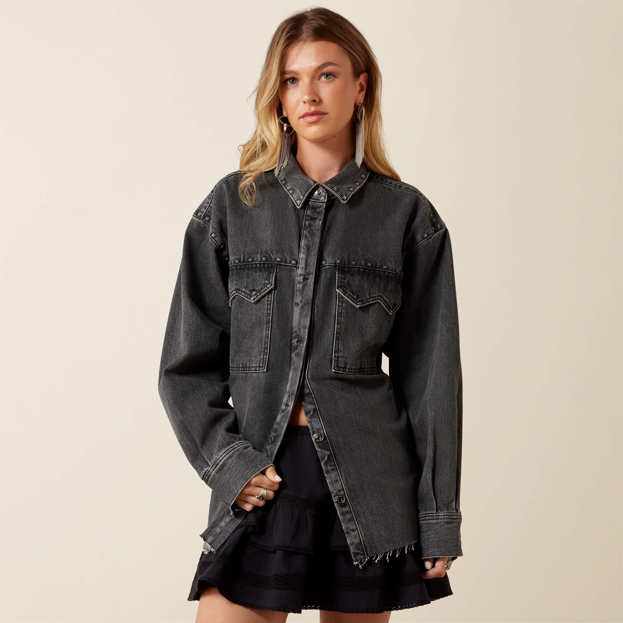 Ariat Lux Oversized Denim Jacket Women|Trends