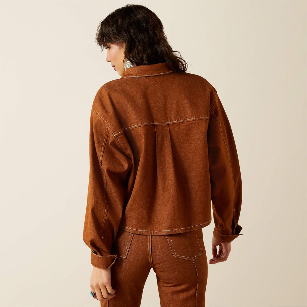 Ariat Boxy Cropped Denim Jacket Women|Trends