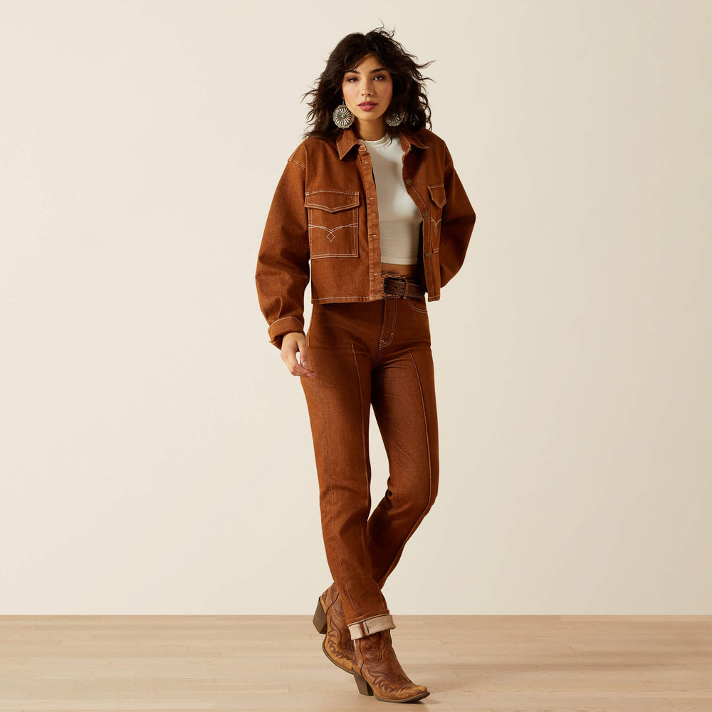 Ariat Boxy Cropped Denim Jacket Women|Trends