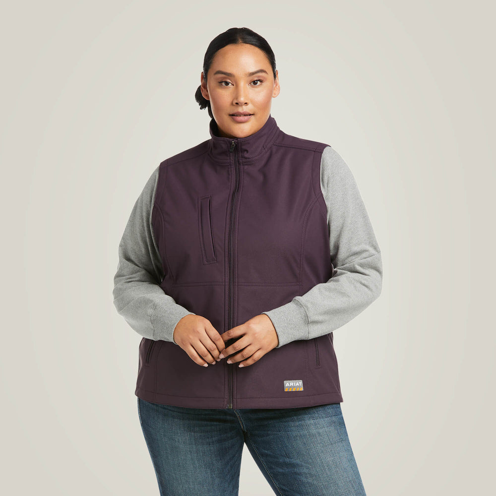 Ariat Rebar Stretch Canvas Softshell Vest Women