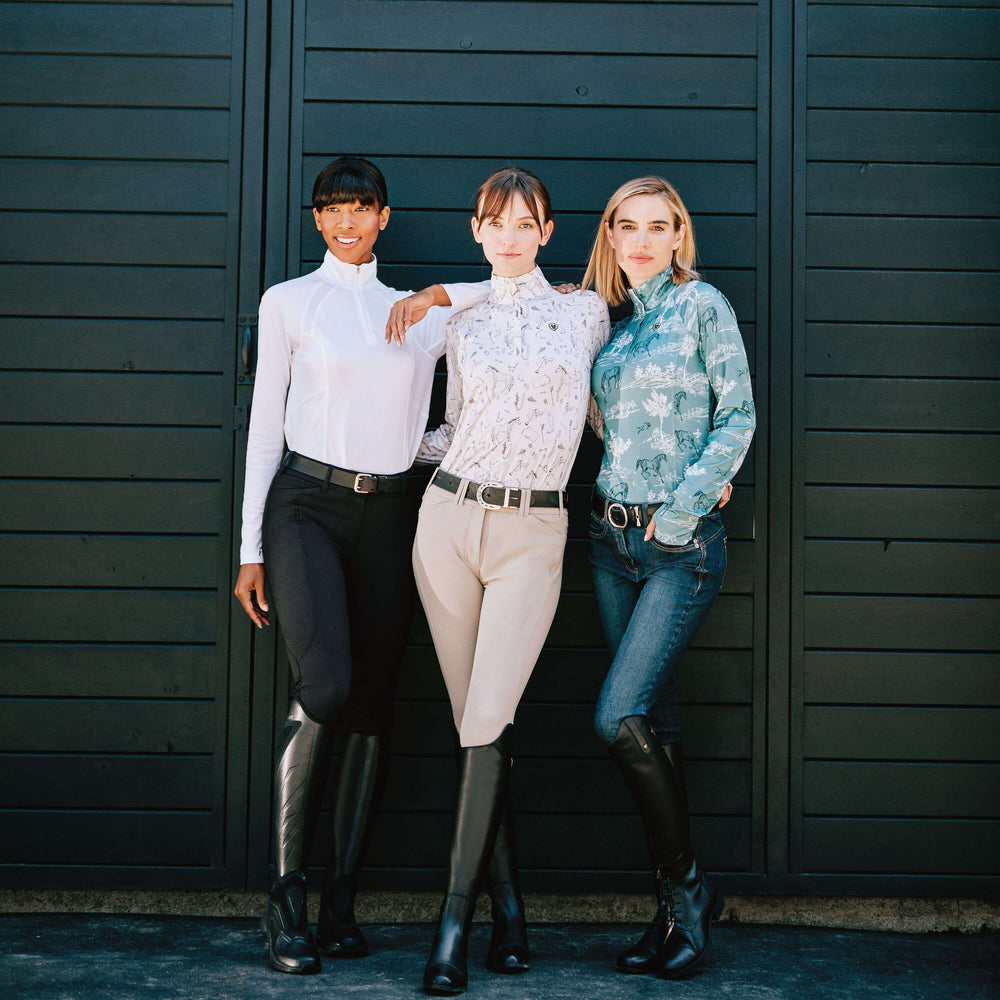 Ariat Halo Denim Knee Patch Breech Women|Trends