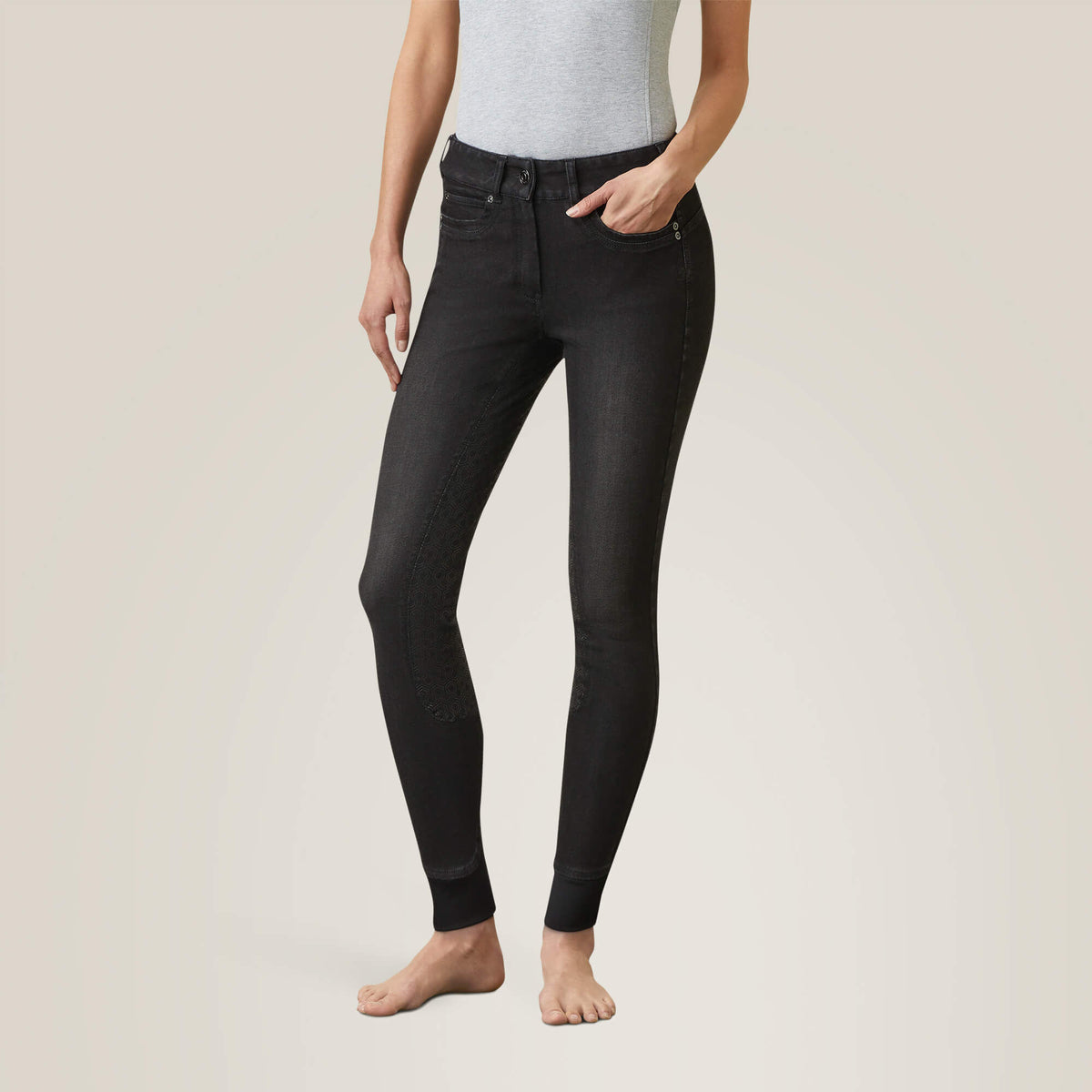 Ariat Halo B Denim Full Seat Breech Women|Trends