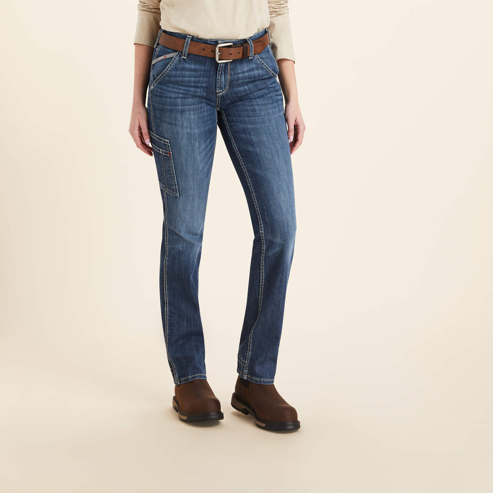 Ariat FR Perfect Rise DuraLight Stretch Cell Phone Pocket Straight Jean Women