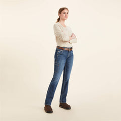 Ariat FR Perfect Rise DuraLight Stretch Cell Phone Pocket Straight Jean Women
