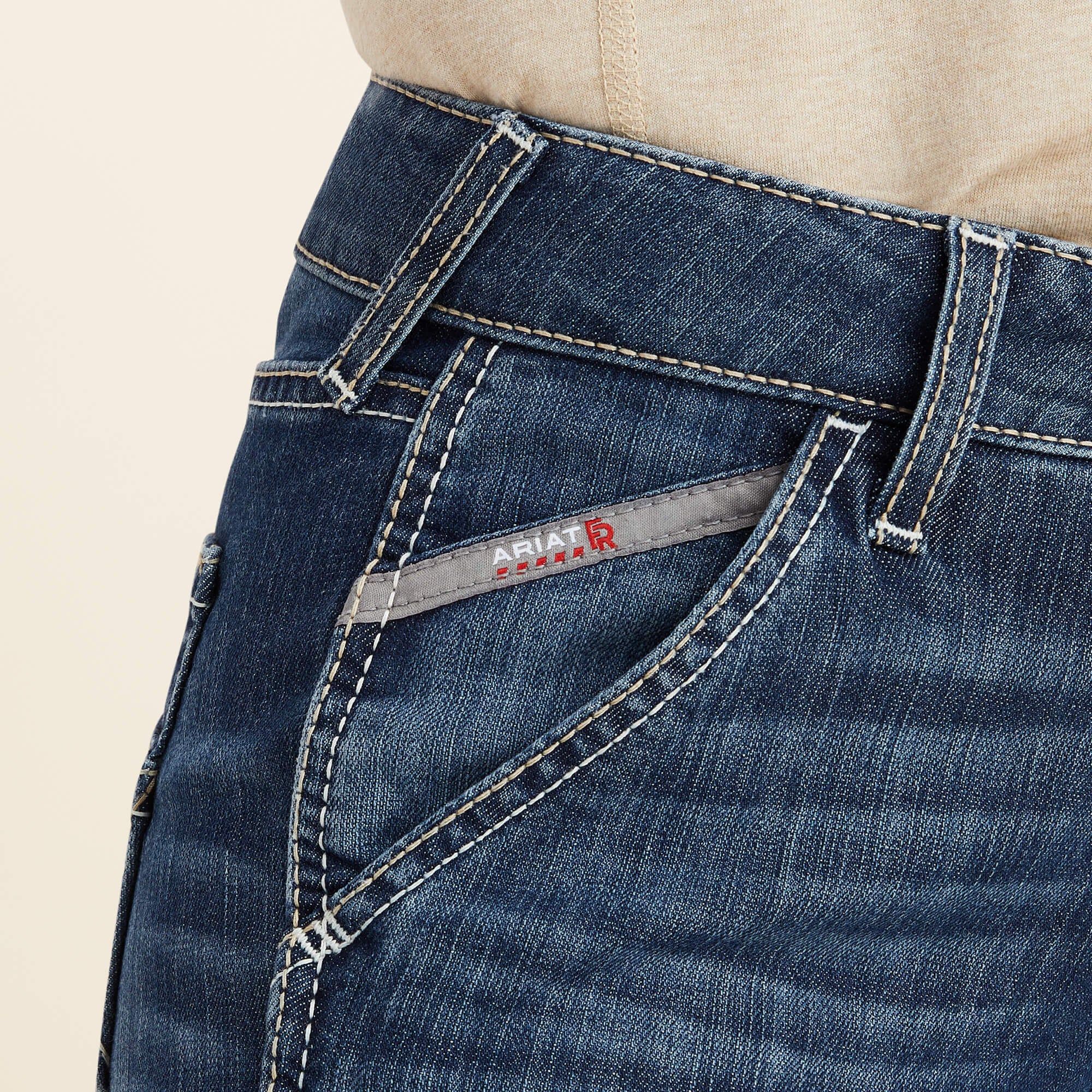 Ariat FR Perfect Rise DuraLight Stretch Cell Phone Pocket Straight Jean Women