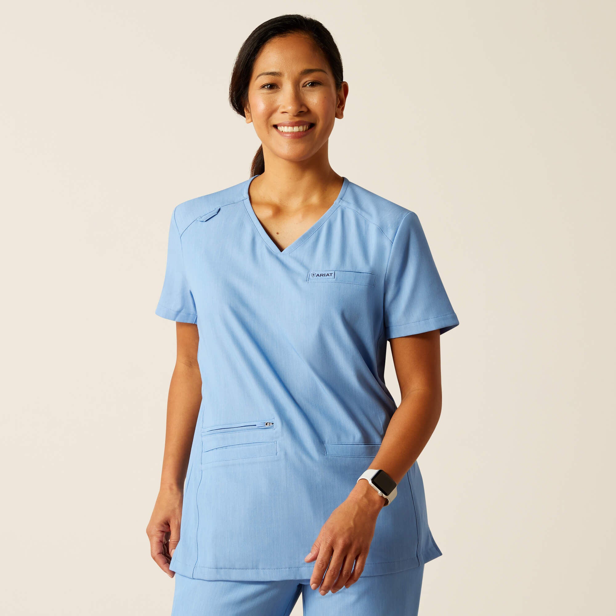Ariat Clara 6 Pocket Scrub Top Women