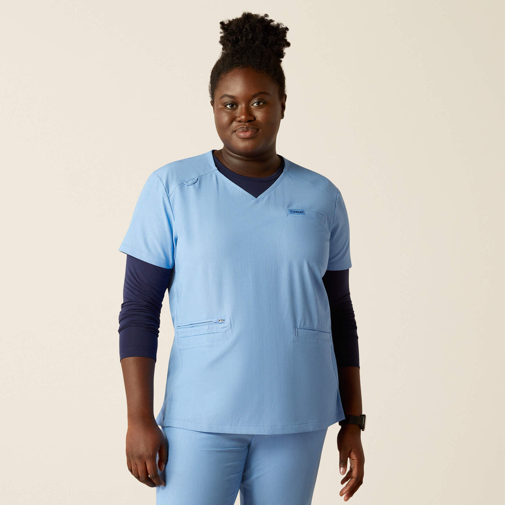 Ariat Clara 6 Pocket Scrub Top Women