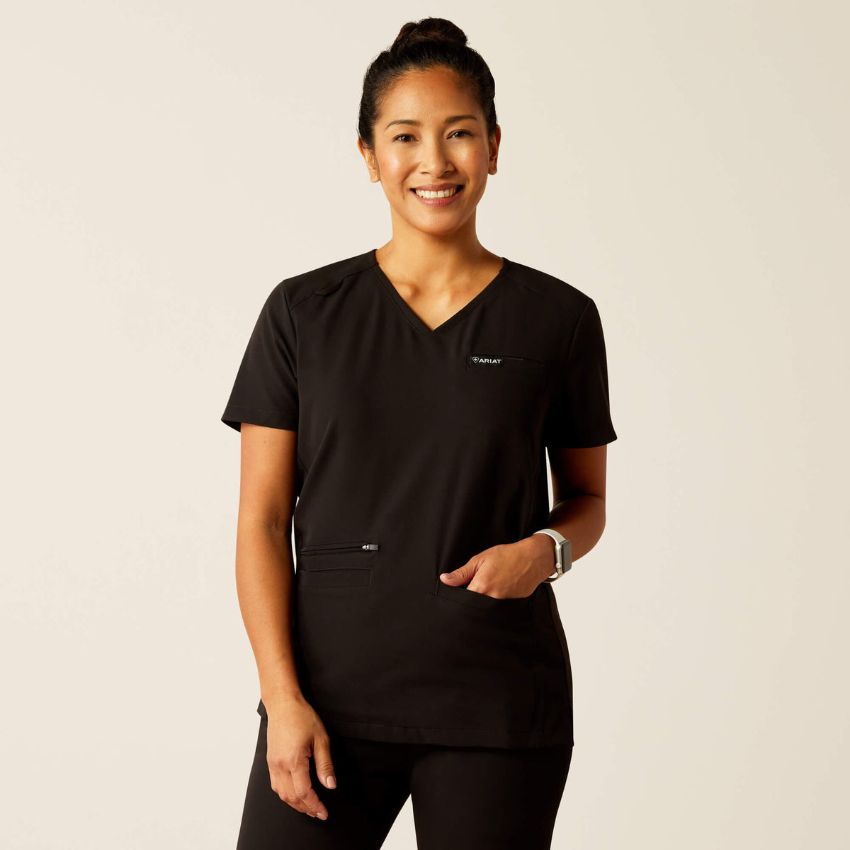 Ariat Clara 6 Pocket Scrub Top Women
