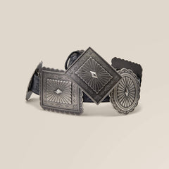 Ariat Oval and Rectangle Concho Belt Women