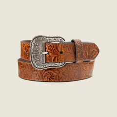 Ariat Floral Embossed Rope Belt Women|Trends